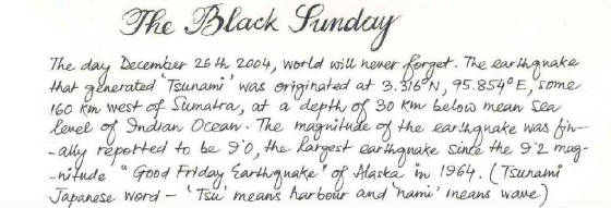 The Black Sunday by Manab Sharma